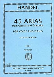 45 Arias from Operas and Oratorios No. 1 Vocal Solo & Collections sheet music cover
